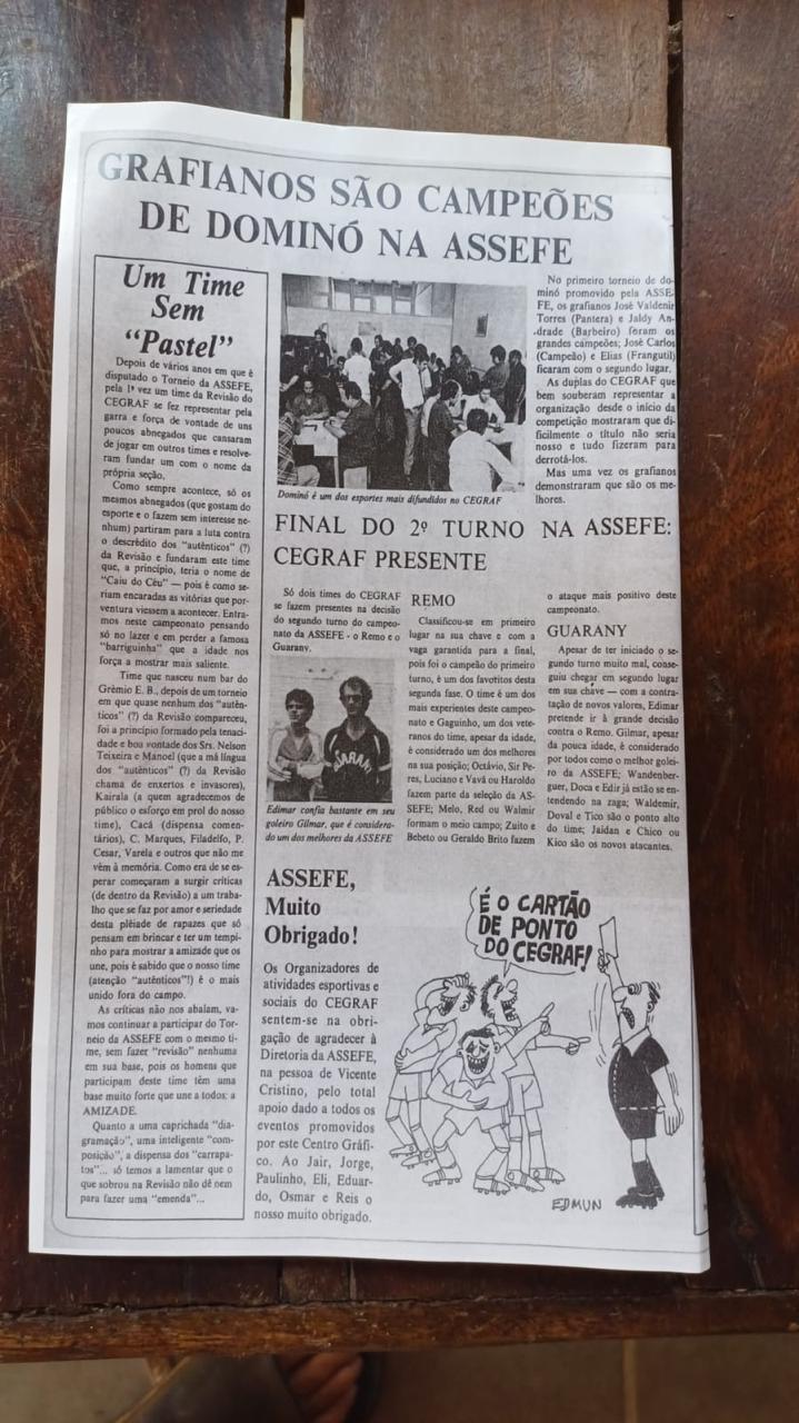 Registro social do acervo ASSEFE